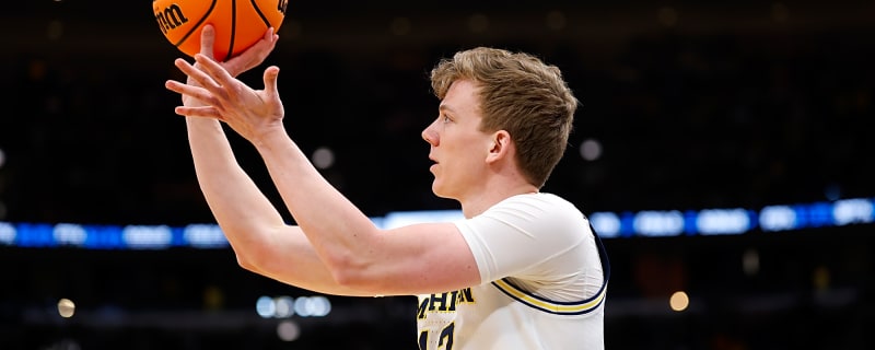 Michigan players went nuts for Dusty May’s son’s epic moment