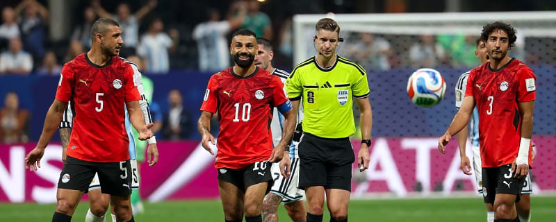 Watch: Heartbroken Mohamed Salah & Egypt players stand & applaud after receiving hero's welcome from fans at team hotel despite Argentina World Cup loss