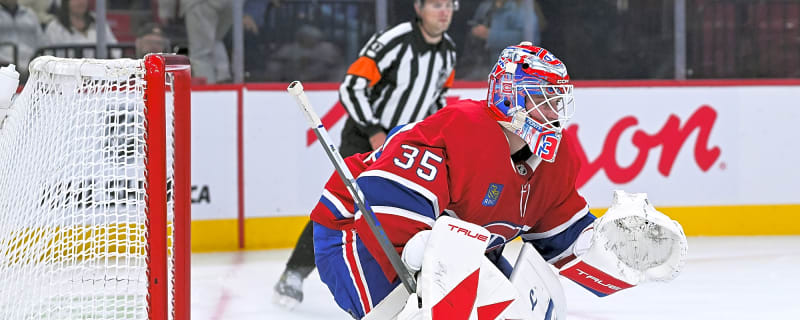 Samuel Montembeault better play a big game tonight