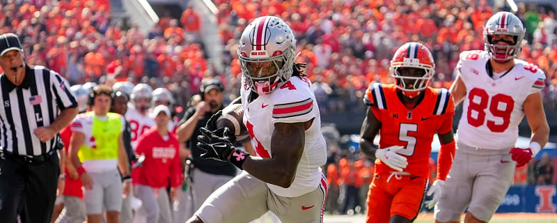 Jeremiah Smith scores 4 TDs as No. 7 Ohio State rolls past Illinois