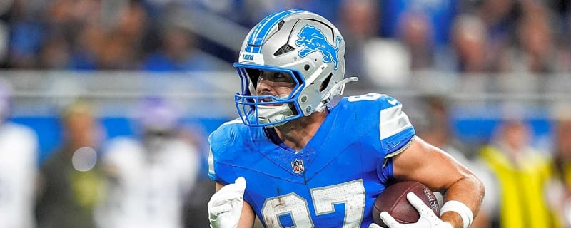 Detroit Lions Tight End Sam LaPorta Ruled Out For Week 11
