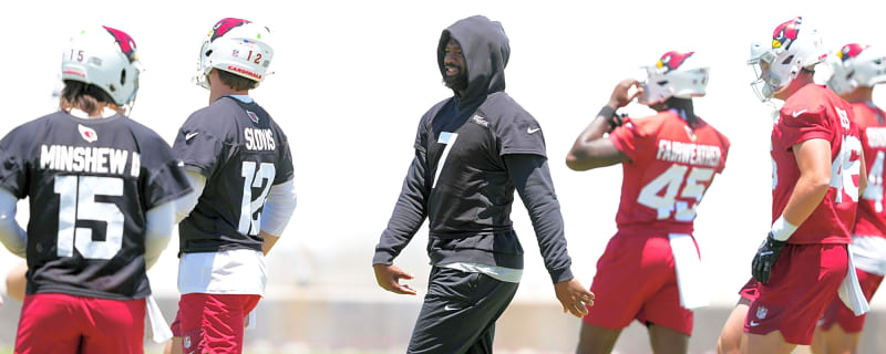 Jacoby Brissett reconnect with Cardinals teammates amongst contract holdout