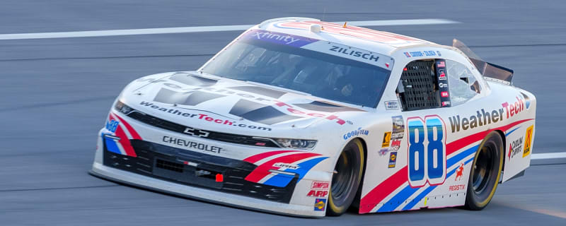 Connor Zilisch spun from the lead while racing three-wide in Xfinity Series race at Mexico City