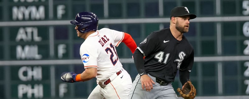 White Sox outright infielder who was Clayton Kershaw's 3,000th strikeout
