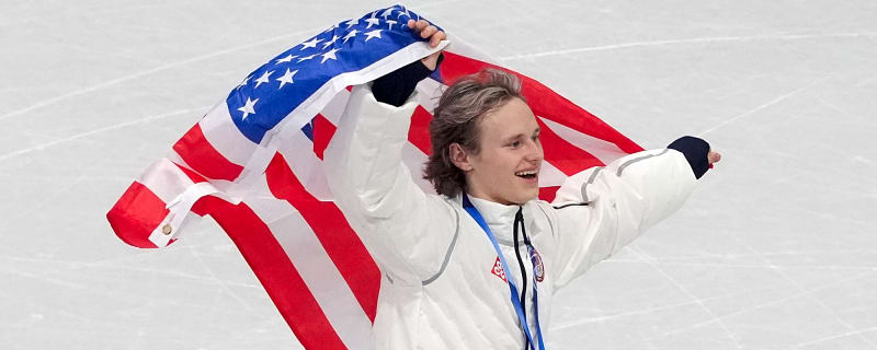 2026 Winter Olympics: United State figure skater Ilia Malinin wearing Alexander Ovechkin skate laces
