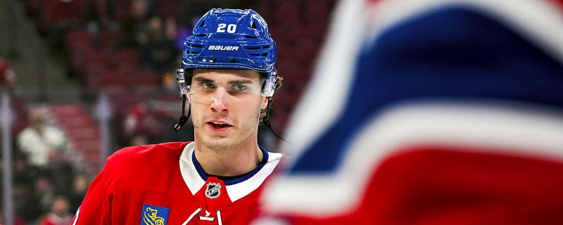 Juraj Slafkovsky lost his spot on the first line