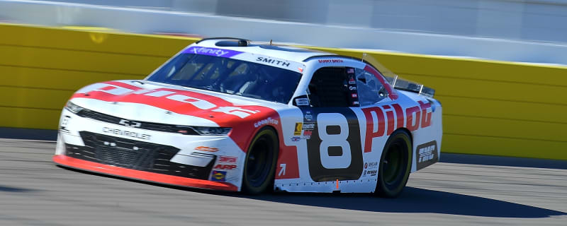 Sammy Smith, Ryan Sieg take heavy damage late in Talladega Xfinity Series race