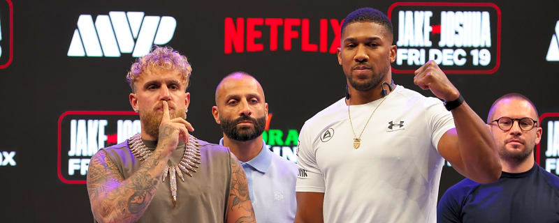 Watch: Boxers Shockingly Pick Against Anthony Joshua on Stage Ahead of Jake Paul Fight