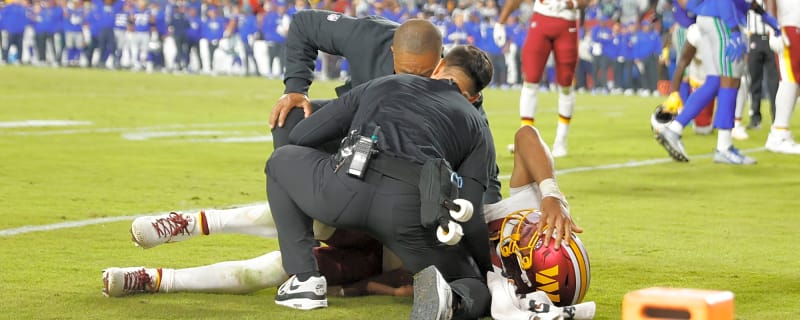 Commanders QB Jayden Daniels suffers significant arm injury