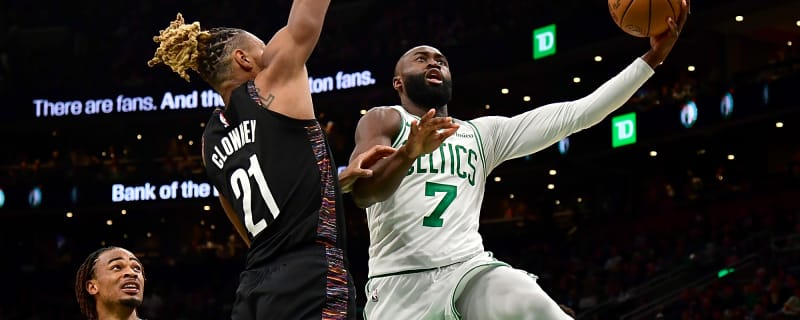 Boston Celtics Dominate Brooklyn Nets As Jaylen Brown Nearly Notches a Triple Double