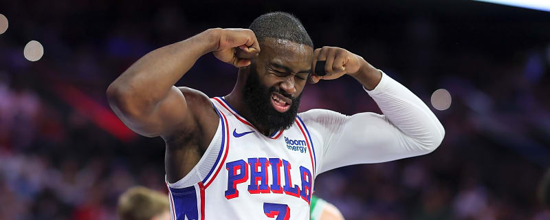 Jaylen Brown shows ability to fit in on star-studded roster in 76ers debut