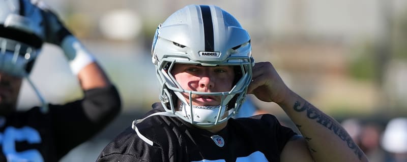 Jackson Powers-Johnson returns to Raiders practice after missing Texans trip