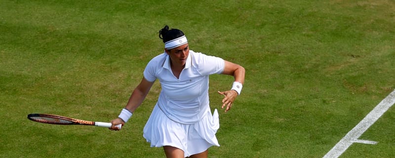 Former finalist Ons Jabeur retires in first round of Wimbledon against Viktoriya Tomova
