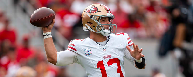 San Francisco 49ers give Brock Purdy a dynamic new weapon, find heir apparent for Trent Williams in latest 7-round NFL mock draft