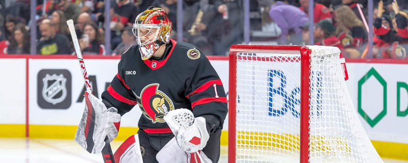 Senators sign rising goaltender to one-year extension