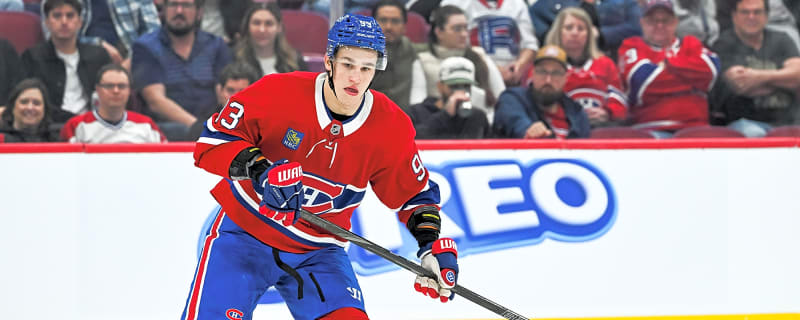 Ivan Demidov and Lane Hutson will not be playing at the Bell Centre tonight