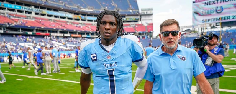 'I’ve always had confidence in him since Day One' - Titans QB Cam Ward sings praises of fellow rookie Elic Ayomanor after career first TD pass