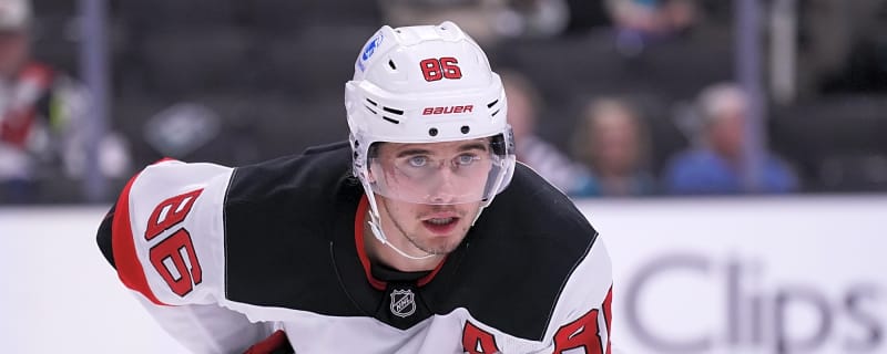 Devils star Jack Hughes suffered freak hand injury during team dinner
