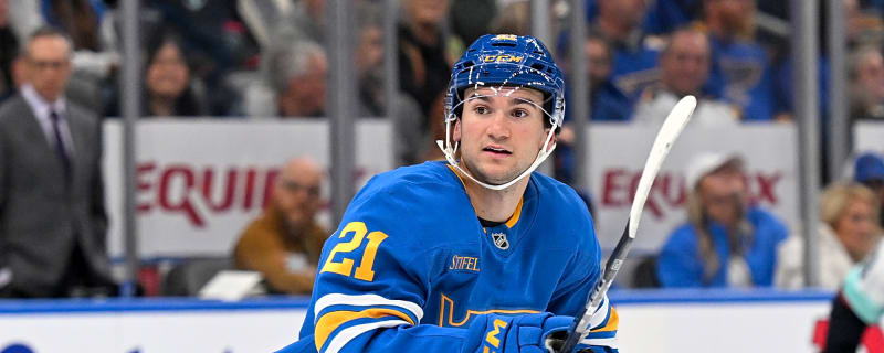 Blues Lose Snuggerud to Wrist Surgery, Toropchenko Also Sidelined