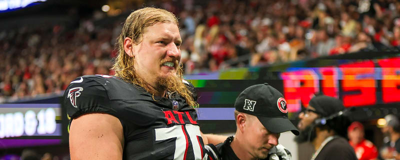 Kaleb McGary carted off field at Falcons practice