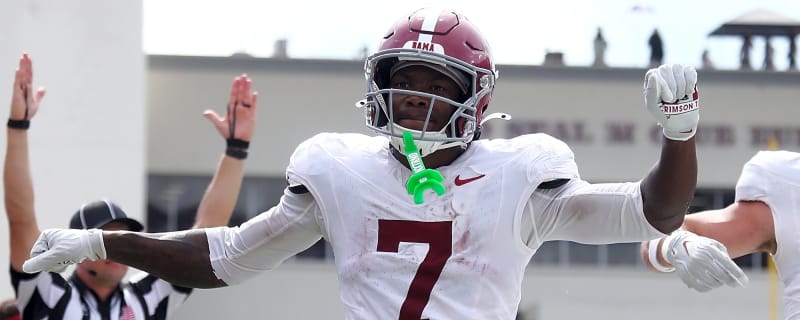 Alabama WR discusses his career-high day against Texas A&M