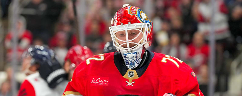 Panthers' Sergei Bobrovsky moves up NHL's all-time wins list 