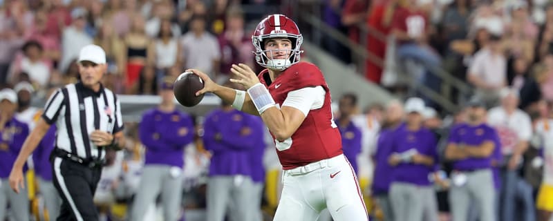 Ty Simpson and Ryan Grubb have differing takes on Alabama’s run game struggles