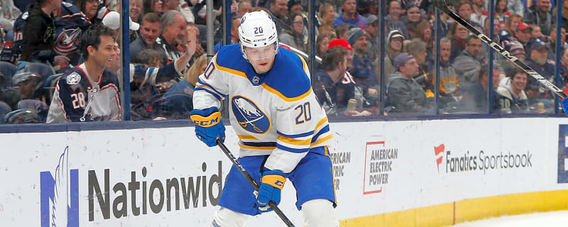 Buffalo Sabres&#39; Jiri Kulich Injures Referee With Hard Accidental Shot