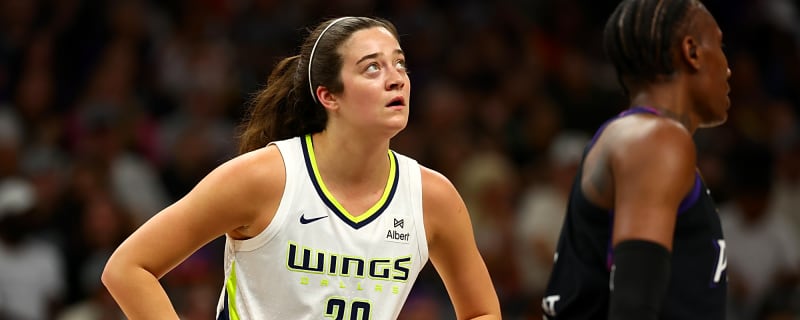Dallas Wings’ Maddy Siegrist Wears Knee Brace with No Update on Injury