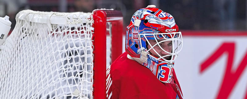 Three goals on 10 shots: Samuel Montembeault was forced out of the game