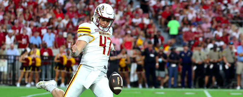 UL-Monroe punter delivered the biggest hit of the week