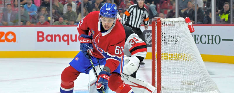 Florian Xhekaj battles Nicolas Deslauriers