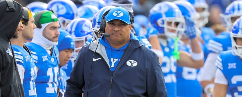  One BYU Fan Actually Got Kalani Sitake’s Face Tattooed on Him
