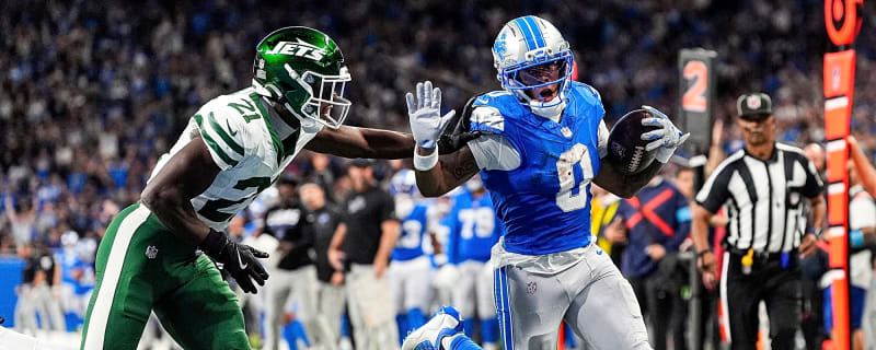 Jahmyr Gibbs Delivers Late as Detroit Lions Hold Off Jets in 31-24 Thriller