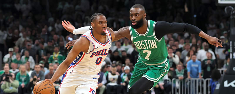 Jaylen Brown Calls Out Joel Embiid for Flopping After First-Round Battle
