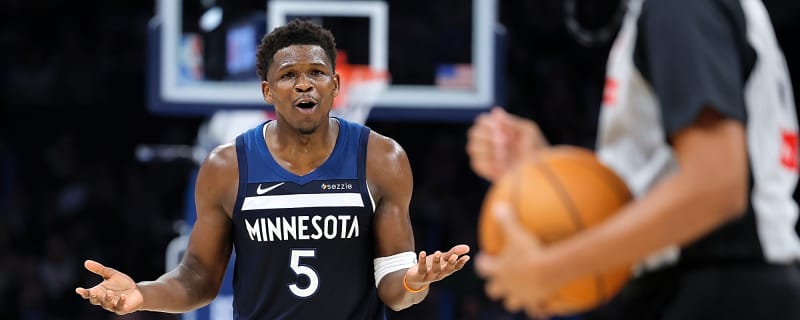 Timberwolves’ Anthony Edwards out with knee inflammation, timeline unclear