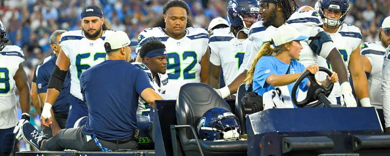 Seahawks rookie Bud Clark's live reaction to his season-ending injury seen in 'Hard Knocks' clip