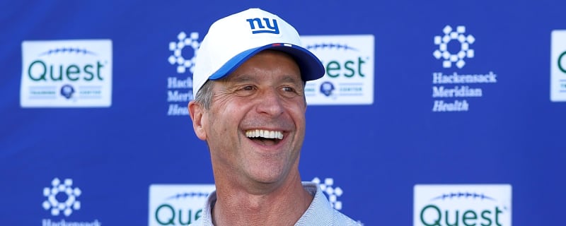 Giants' Harbaugh breaks silence on stunning Schoen decision