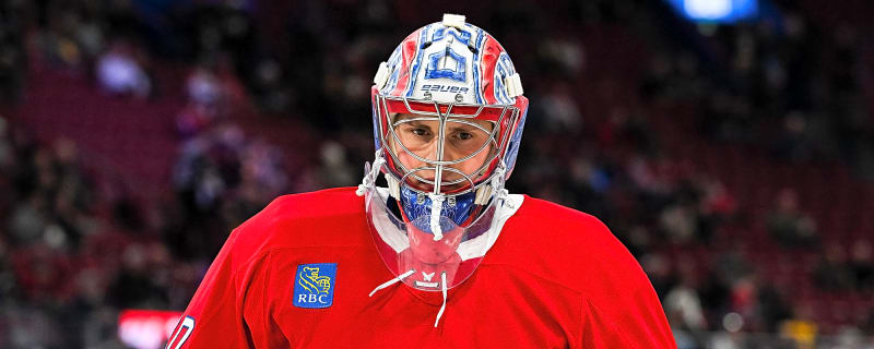 Four goals allowed: Cayden Primeau out of the game (again)