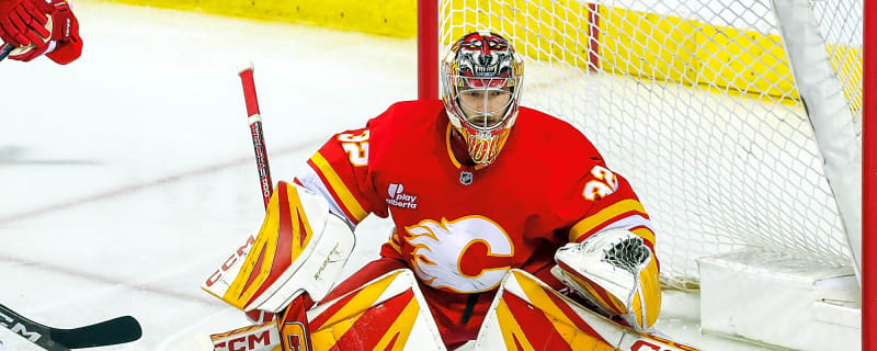 The Flames’ goaltending depth chart seems set for 2026-27