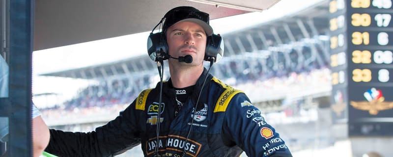 Scary fire breaks out, covers pit crew member as Alexander Rossi pits during Indianapolis 500