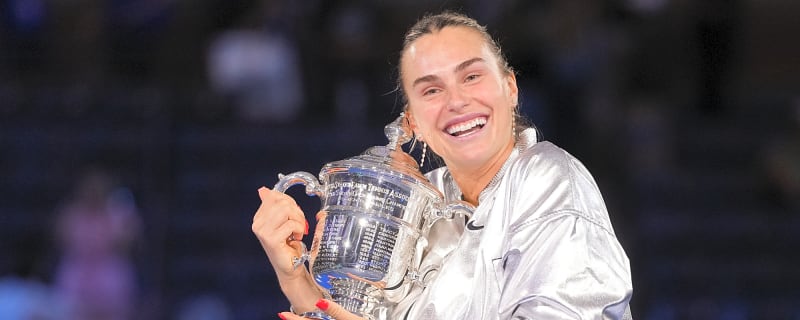 Aryna Sabalenka Ditches Tennis Whites for Gold Dress, And We’re Here For It