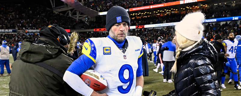 Matthew Stafford had classy interview after beating Bears