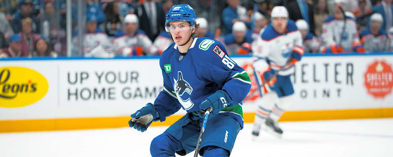 The historical context of Braeden Cootes making the Canucks’ opening night lineup