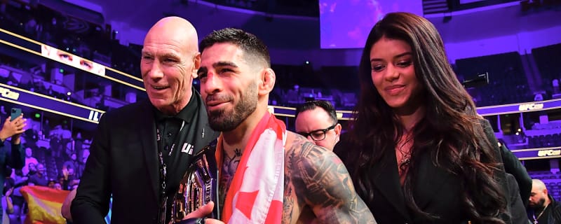 Ilia Topuria and Paddy Pimblett finally run into each other in Qatar as footage shows tense exchange