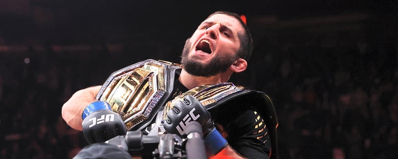 Islam Makhachev reacts to Ian Machado Garry’s UFC Qatar win and responds to his title shot callout