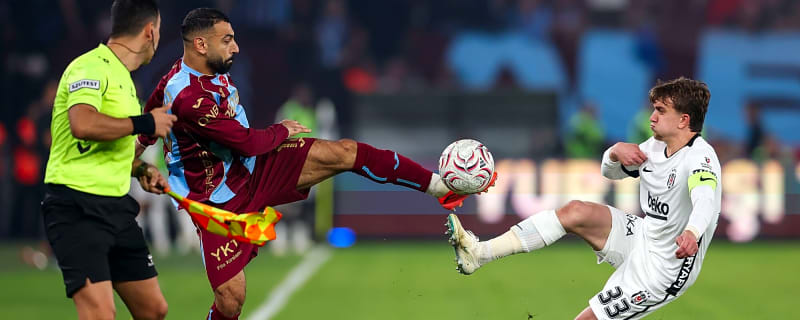 Rejuvenated top scorer Mohamed Salah inspires Trabzonspor to crucial derby win over Besiktas as Andre Onana continues to shine