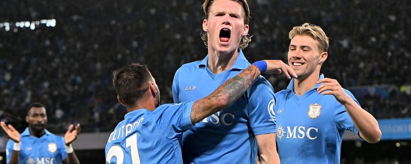 SSC Napoli vs Roma: The tactics board - Balerdi and McTominay exchange blows in chaotic six-goal stalemate