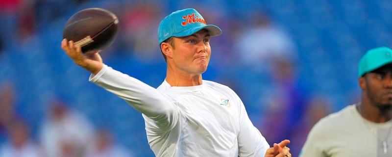 Former Jets QB Zach Wilson Hits Rock Bottom With Stunning Dolphins Demotion From QB2 to QB3