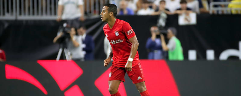 Thiago reveals what he told Gerrard after scoring at Anfield